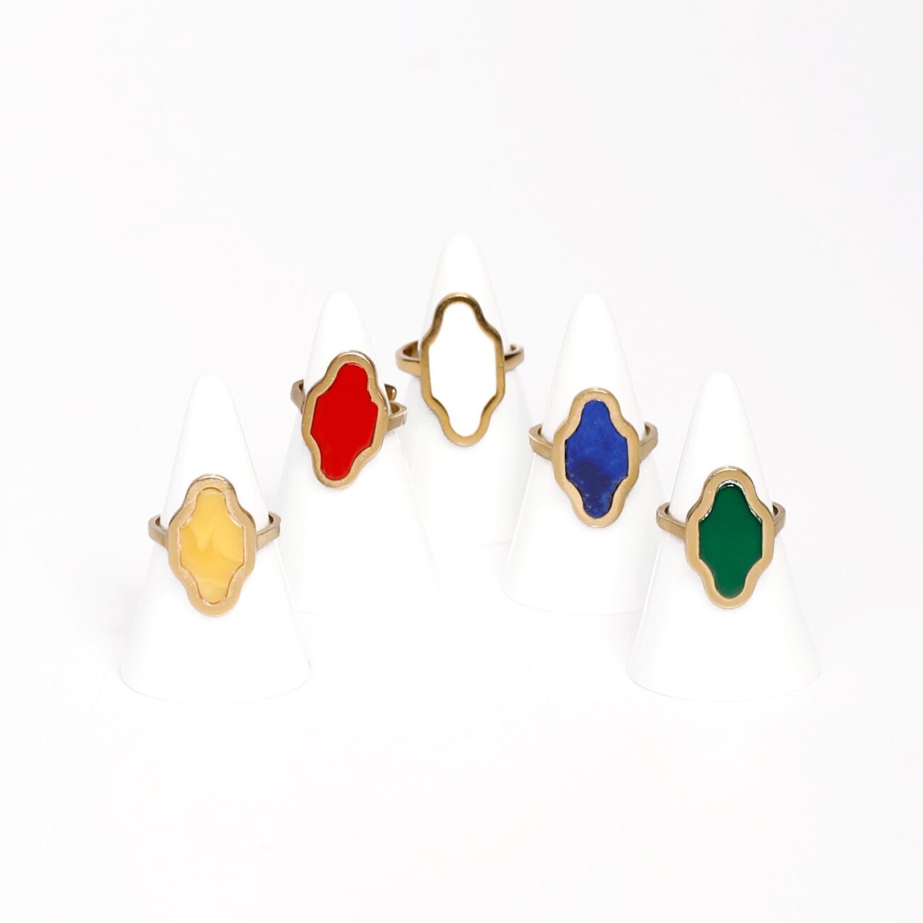 CHMURKA pierścionek z kamieniami