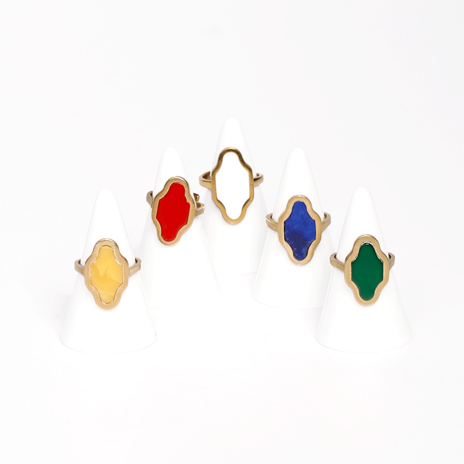 CHMURKA pierścionek z kamieniami