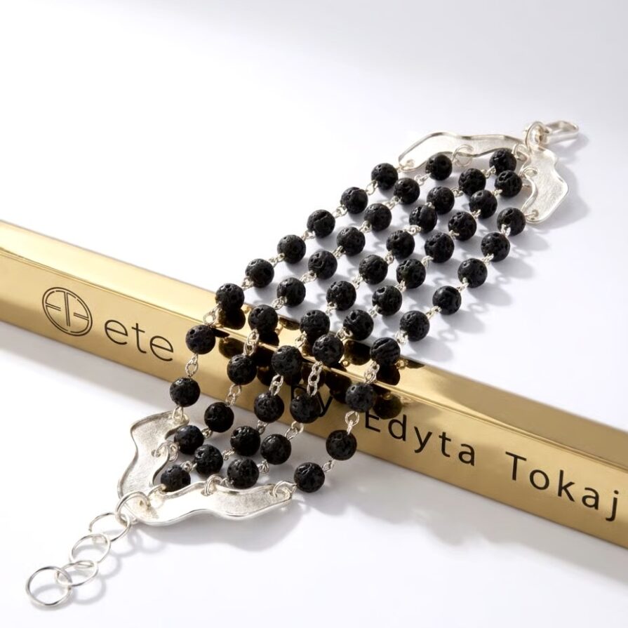 Bransoleta SKOKI z kamieniami