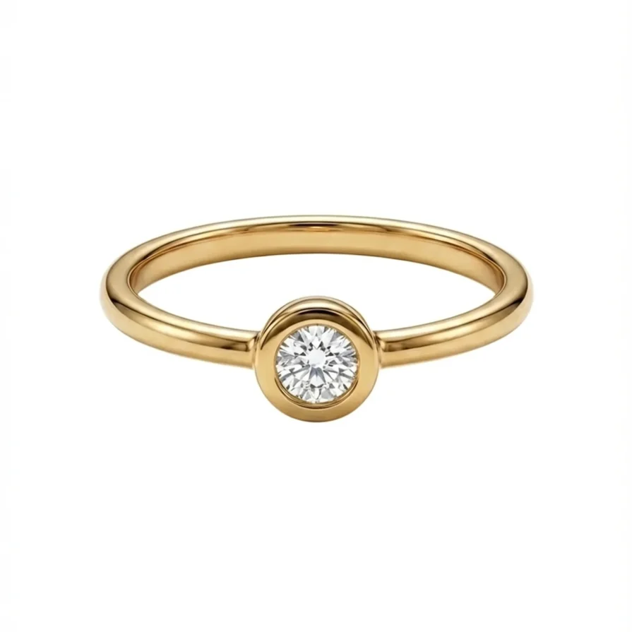 JULIA pierścionek z brylantem